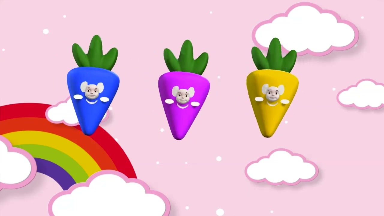 Funky Veggies - Fun dance animation with music