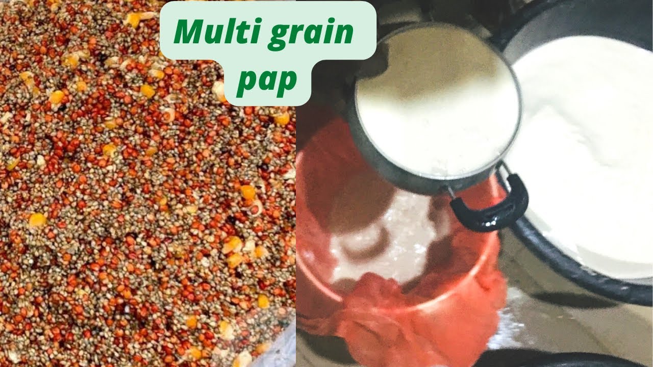 HOW TO MAKE NIGERIA MIXED GRAIN BABY WEANING PAP OGI AKAMU FROM