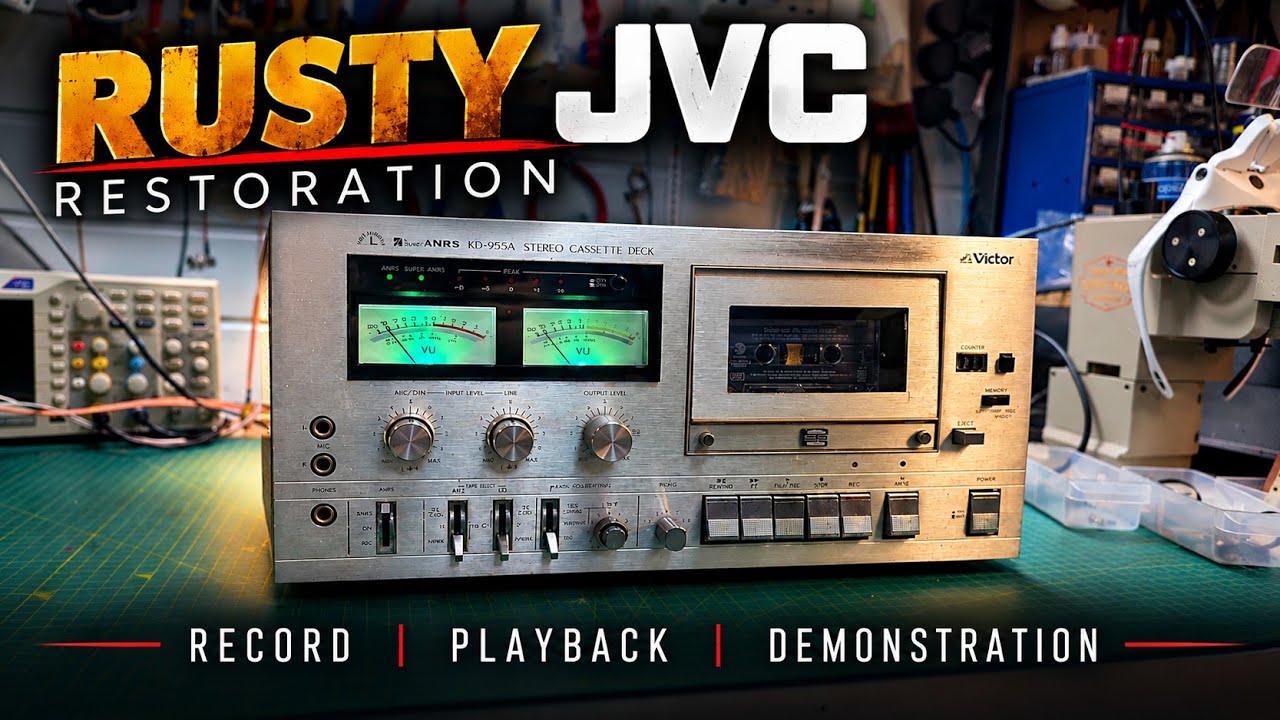 RUSTY JVC/VICTOR RESTORATION — From Rust to Perfection | KD-95SA