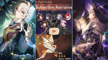 E2S1 Firefly Superbreak & E0S1 The Herta Showcase | 3.5 Pure Fiction  78000 SCORE | Honkai Star Rail