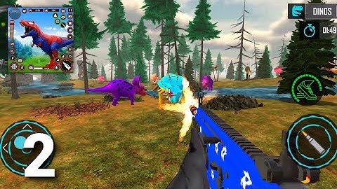 Real Dino Hunting - Gameplay Walkthrough Part 2 Tutorial (ios Android)