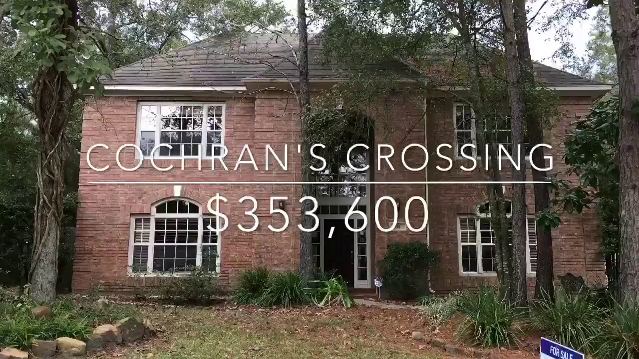 Cochrans Crossing Foreclosure The Woodlands YouTube