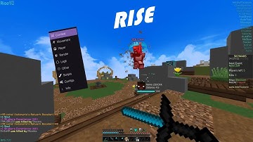 Hacking on hypixel skywars ft. Rise Client