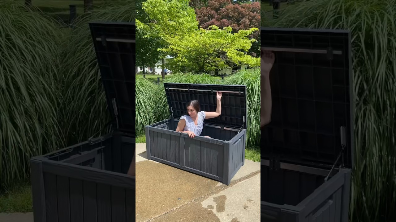 Meet the newest addition to our pool area - a waterproof storage box! Linked in my Amazon Storefront