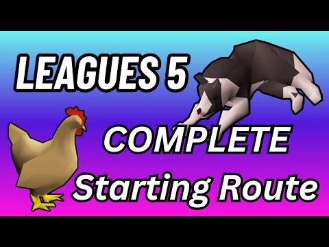 Leagues 5 - Complete Starting Route (First 1000 Points)
