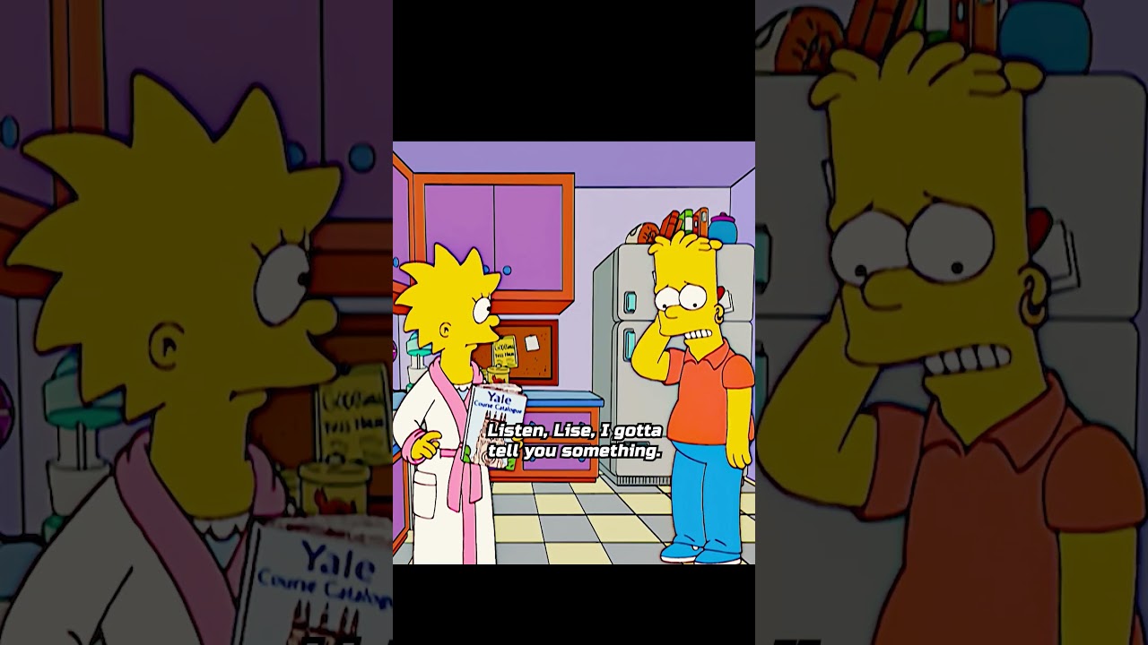 Bart stole Lisa's chance to go to Yale#movie-vibes #classic-movie #movieedit