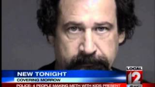 Four Arrested for Making Meth with Kids Present