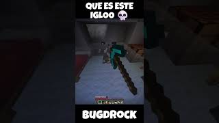 WTF con esta seed en bedrock☠️ #minecraftshorts #minecraftbedrokedition