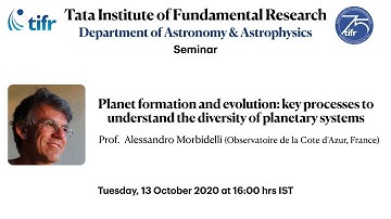 DAA Seminar by Prof. Alessandro Morbidelli (Observatoire de la Cote d