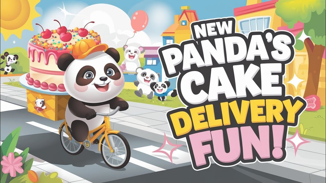 Panda's CRAZY Cake Delivery Adventure! | Fun Song for Children | Kids ...