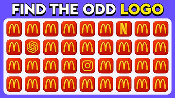 Find the ODD One Out - Ultimate Brand Logo Challenge ✅🔍 35 Puzzles Quiz
