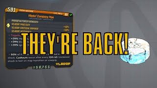 Company man: Allegiance "relics" are back - Borderlands 3