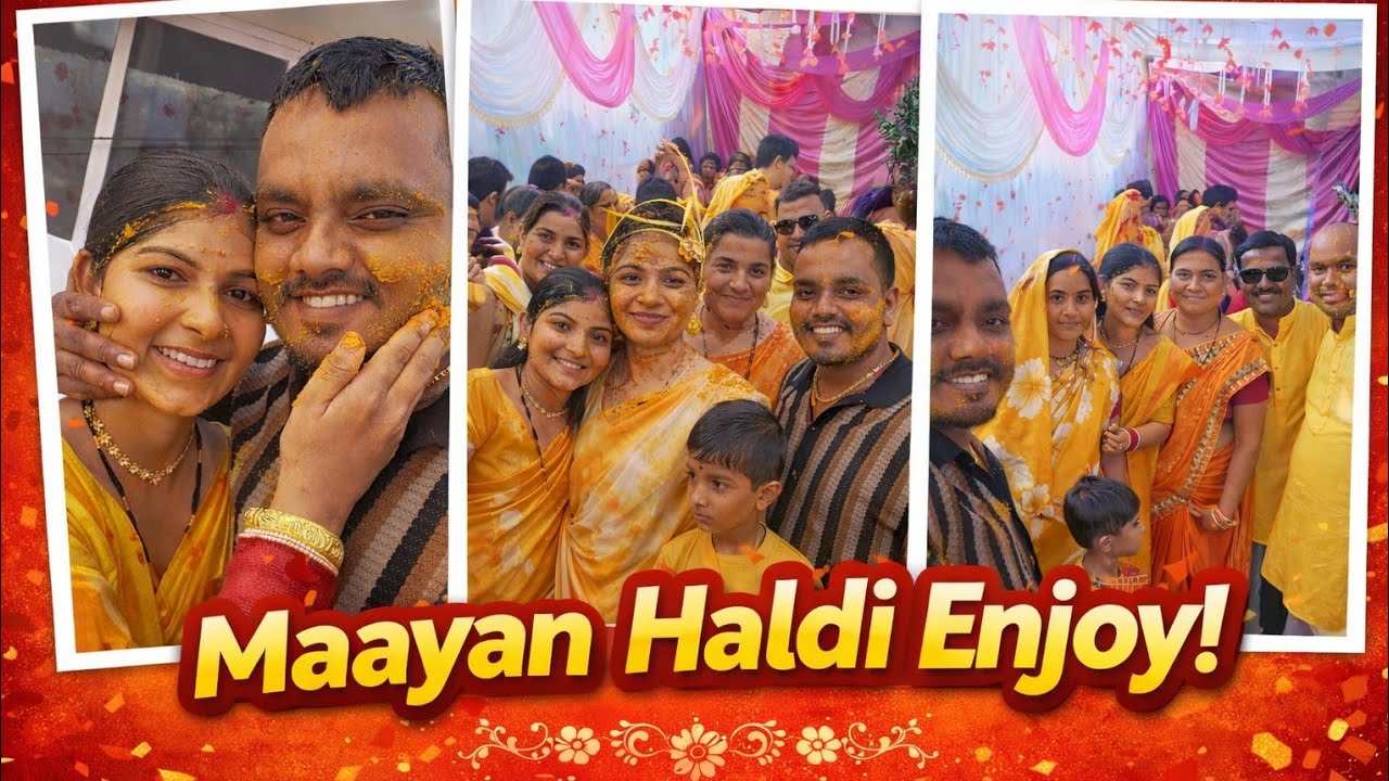 मायन हल्दी में इतना खतरनाक डांस पहली बार 😍😅😄