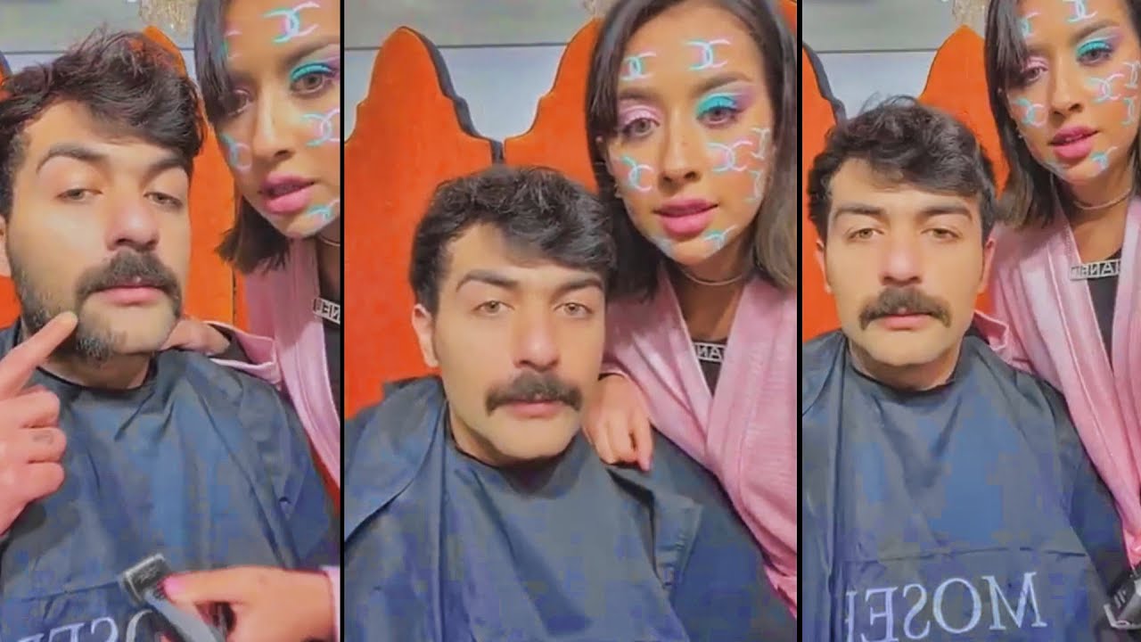 فرح تقص كل لحية عقيل شالتها كلها😆