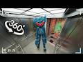 Poppy Playtime 5: Huggy Wuggy in the Elevator - Hidden Camera (360° VR)