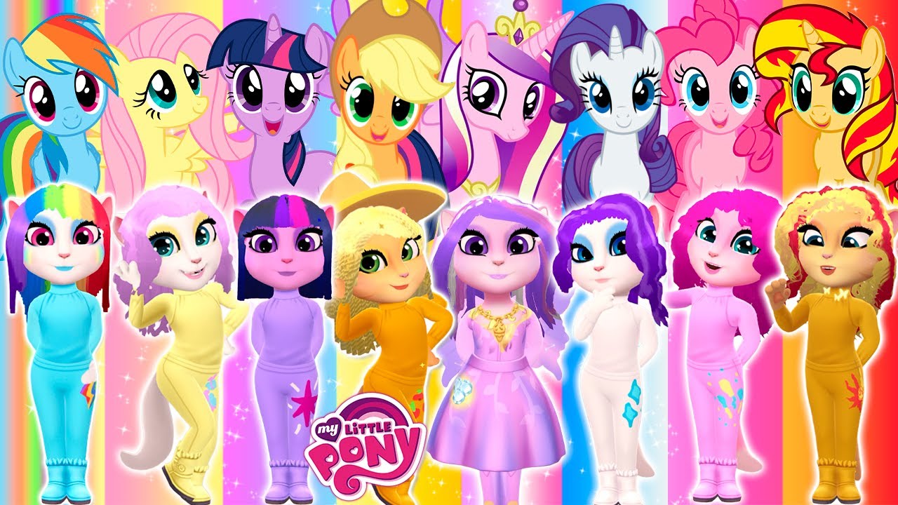 🌈 MY TALKING ANGELA 2 | My Little Pony | New Update | Cosplay Makeover🎀