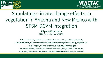 Simulating climate change effects on vegetation with ST-Sim | Ellynne Kutschera (USFS)