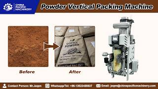 Cocoa Powder Big Bag Filling Packing Machine 15-50Kg/Bag Adjustable|Powder Vertical Packing Machine