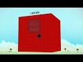 Youtube Thumbnail Numberblocks 100 - 100.000 -  1.000.000 New Episode Dream