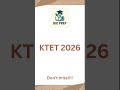 KTET 2026#trendingshorts #ktet #shortvideo #viralvideo #viral