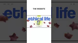 🌿 Ethical Life Supplement Website Design | Modern eCommerce UI/UX    #shorts #short #viral