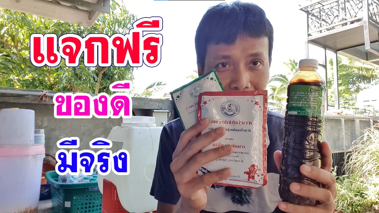 แจกฟรีทุกคน ของดีจากกรมพัฒนาที่ดิน สารเร่ง พด และปุ๋ย เพื่อนักปลูก