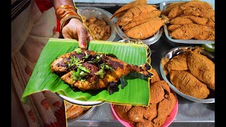 மீனவரின் கடல் மீன் உணவகம் - MEENAKSHI MESS -60rs Unlimited Fish Meals- MSF