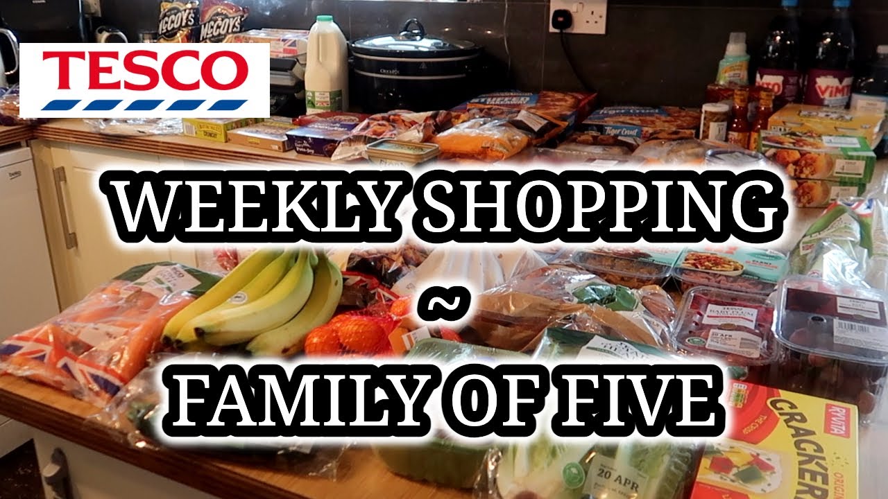 TESCO GROCERY HAUL & FAMILY MEAL PLAN 💙
