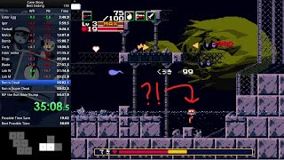 (56:26) Cave Story Best Ending speedrun (Former World Record)
Personal best/World record from 2021/02/06 to 2021/06/03.
I never thought Id ever get to this point...but here we are! This run beats the previous world record of 56:32 set by magmapeach over 3½ years ago, by about 6 seconds. Given how the strats have gradually improved over the last 3 years, we were about due for a new record implementing those improved strats.
...This run doesnt quite fully accomplish that, but its a start!
Catch me live at https://twitch.tv/periwinkle9 to see me improve this time further! (I also run various other Cave Story/Cave Story+ categories!)
Twitch highlight with my commentary: https://www.twitch.tv/videos/903989112 (56:26) Cave Story Best Ending speedrun (Former World Record)