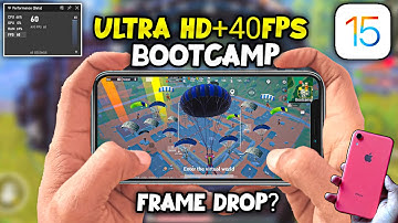 IPHONE XR iOS 15.3.1 PUBG/BGMI ULTRA HD+40FPS BOOTCAMP TEST 2022🔥 | IPHONE XR BGMI TEST 2022
