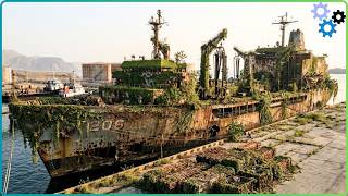 $269M Abandoned Oil Tanker Ship - USNS Harvey Milk Turned Into Luxury Mansion | Insane Epoxy Floor