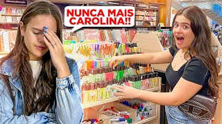 TUDO QUE A CAROL TOCAR na PAPELARIA EU VOU COMPRAR!!