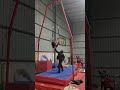 Double back salto on Rings