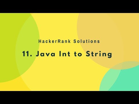 11. Introduction - Java Int to String | (Hindi)