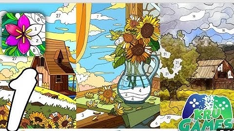 Daily Coloring - Paint by Number Gameplay #1 All Levels (Android, IOS)