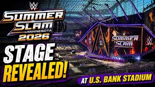 WWE SummerSlam 2026 Stage Revealed! At U.S. Bank Stadium