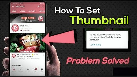 How To Set / Add Thumbnail In YouTube Videos On Android Using Youtube Studio | Ifro Tech
