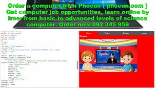 Computer, How to Full Page Tabs, Html TV, CSS, JavaScript