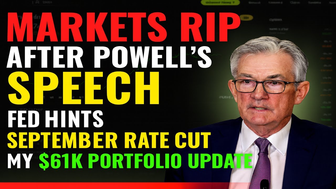 Markets RIP After Powell’s Speech | Fed Hints September Rate Cut | My ...