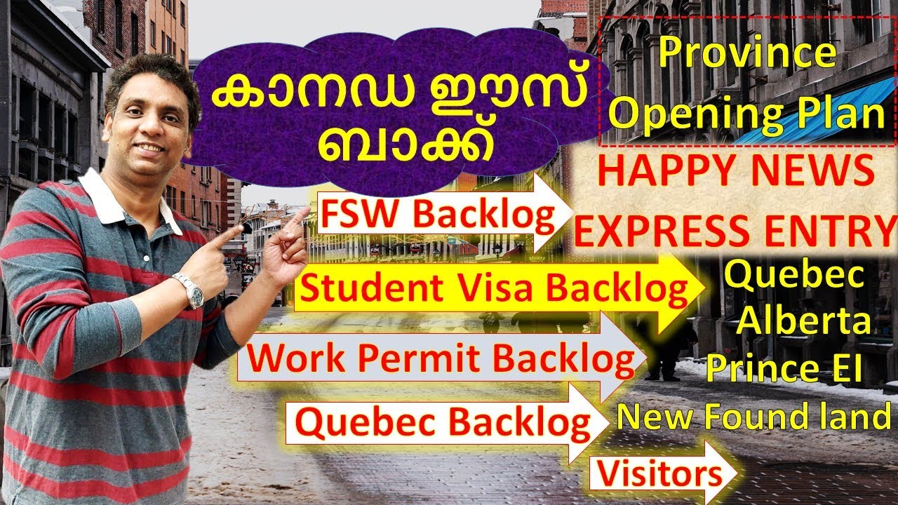 Canada News/Canada Backlog Released/FSW/CEC/Canada Student Visa/Work