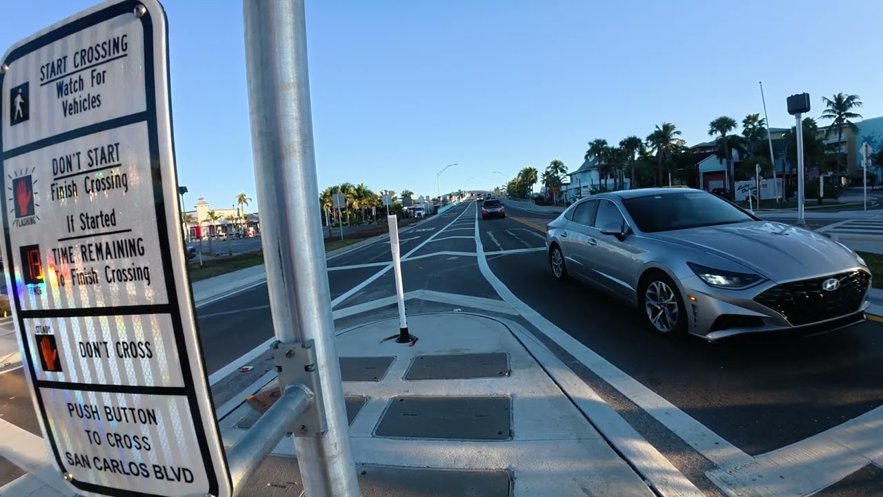 Morning walk, FMB, beach to bridge.
