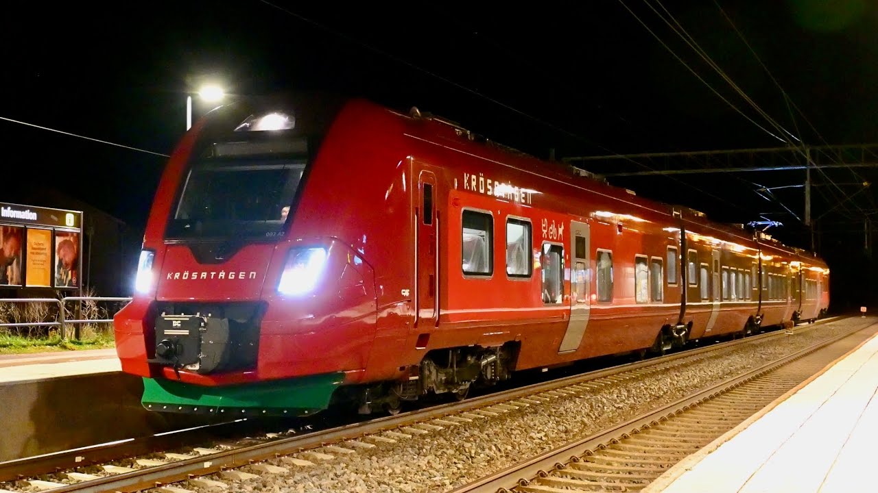 Test drive of Sweden's brand new train (Class ER3 from CAF)