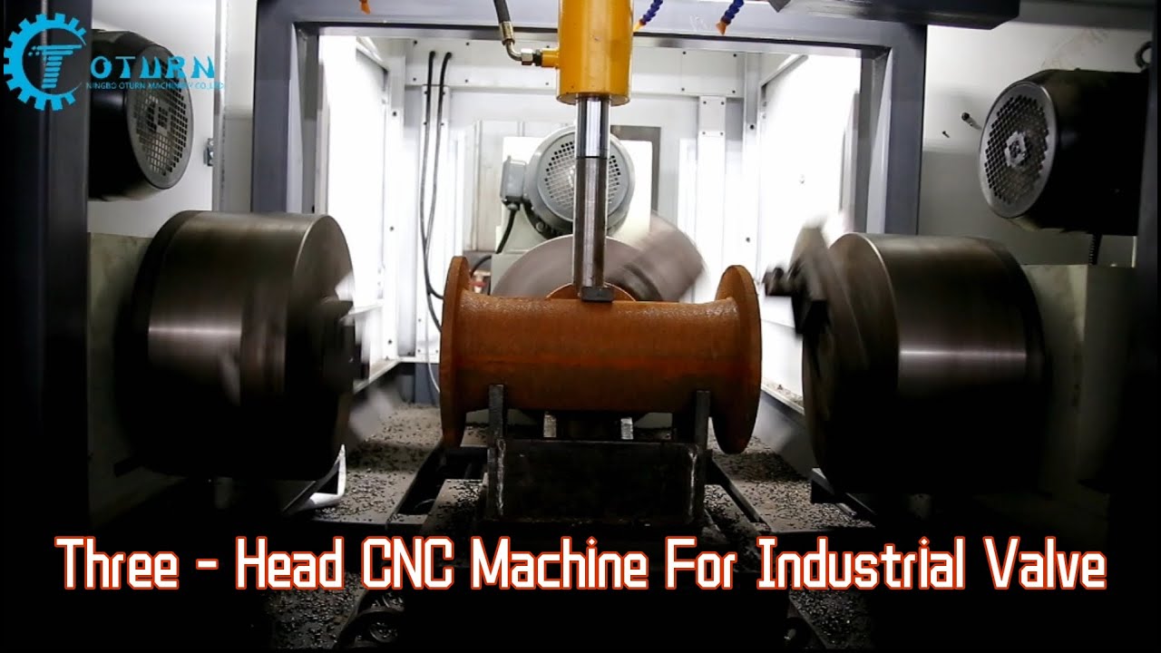 Three -Head CNC Machine For Industrial Valve - Three Spindle Head