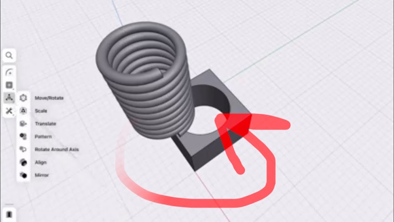 How to Align Springs in [ Shapr3D ] - YouTube