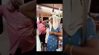 ##Delhi Metro viral video🤣🤣🤣Aunty fight with couple #shortsyoutube #viral