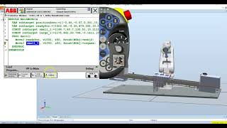 Vision Application showing the synchronization between Cognex Camera and ABB Robot
