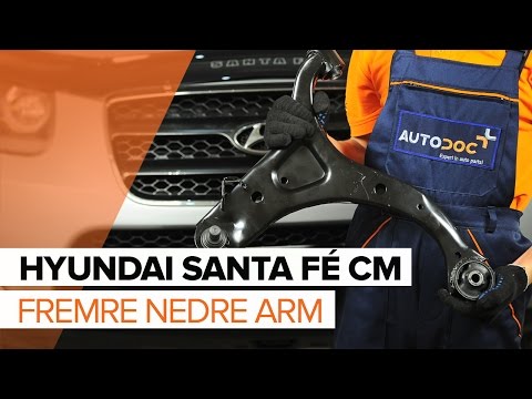 Hvordan bytte fremre nedre arm på HYUNDAI SANTA FÉ CM [BRUKSANVISNING]