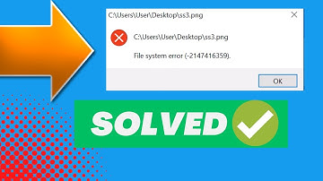How To Fix File System Error (-2147416359) Photos Error in Windows 10