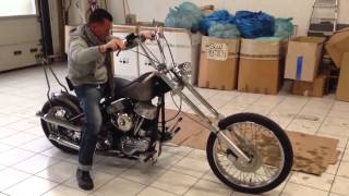 HARLEY DAVIDSON PANHEAD CHOPPER DEL 1956