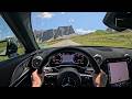 AMAZING Italian Alps Drive in AMG SL63: Giau Pass | Dolomites | 4K ASMR POV Scenic Drive
